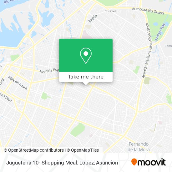 Mapa de Juguetería 10- Shopping Mcal. López