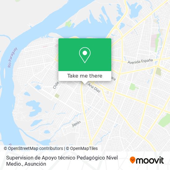 Supervision de Apoyo técnico Pedagógico Nivel Medio. map