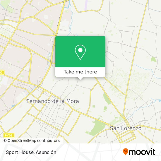 Sport House map