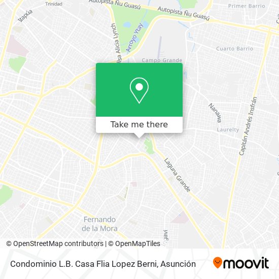 Mapa de Condominio L.B. Casa Flia Lopez Berni