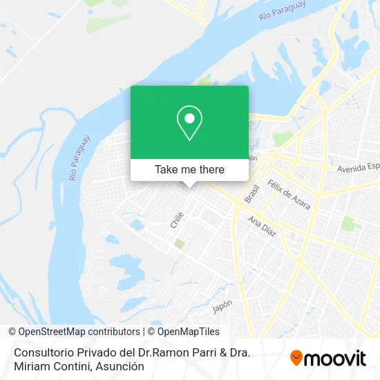 Consultorio Privado del Dr.Ramon Parri & Dra. Miriam Contini map