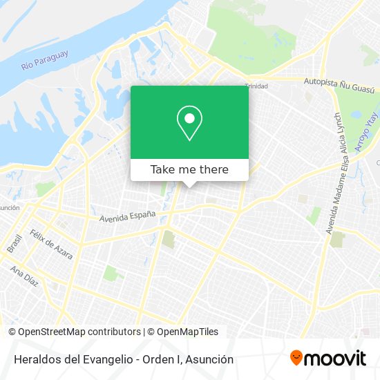 Mapa de Heraldos del Evangelio - Orden I