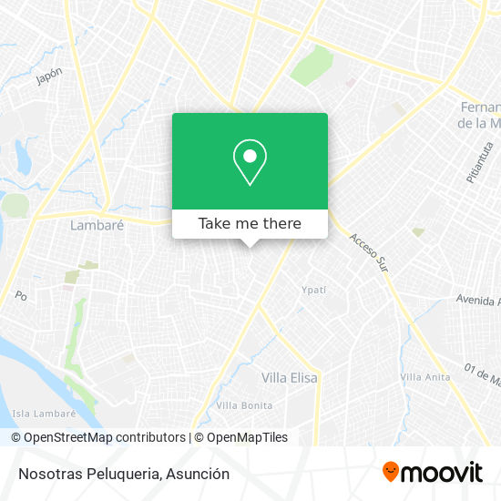 Nosotras Peluqueria map