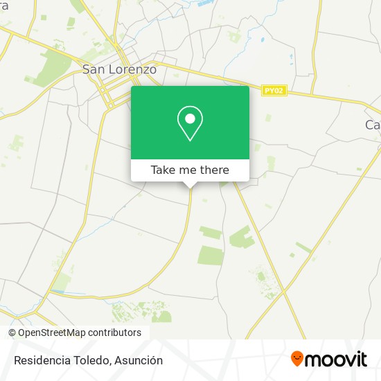 Residencia  Toledo map