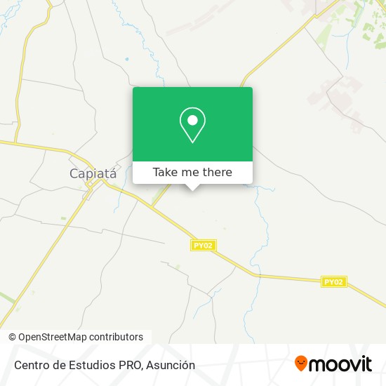 Mapa de Centro de Estudios PRO