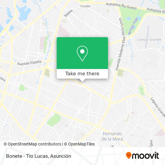 Bonete - Tio Lucas map