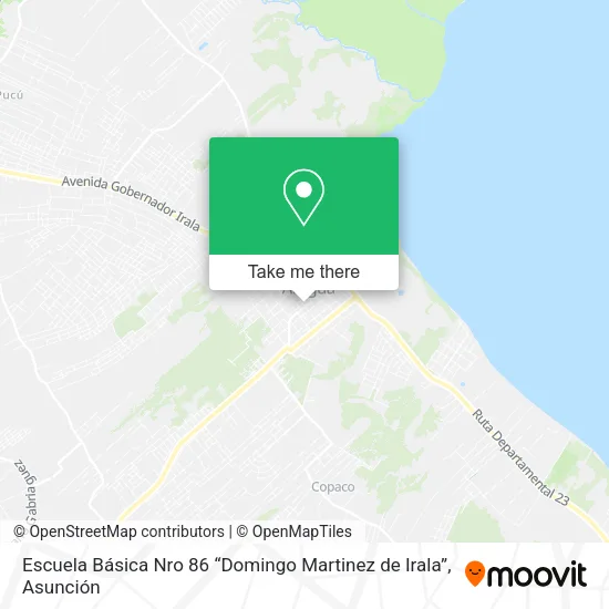 Mapa de Escuela Básica Nro 86 “Domingo Martinez de Irala”