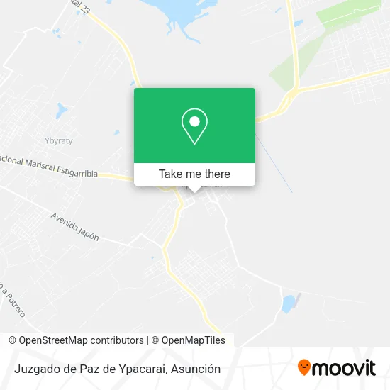 Juzgado de Paz de Ypacarai map