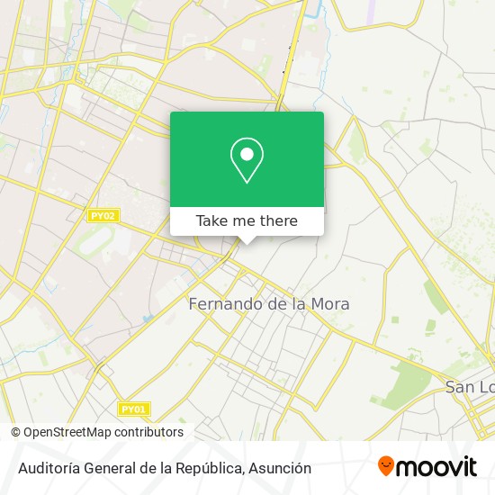Auditoría General de la República map