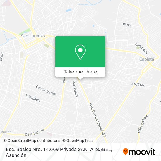 Esc. Básica Nro. 14.669 Privada SANTA ISABEL map