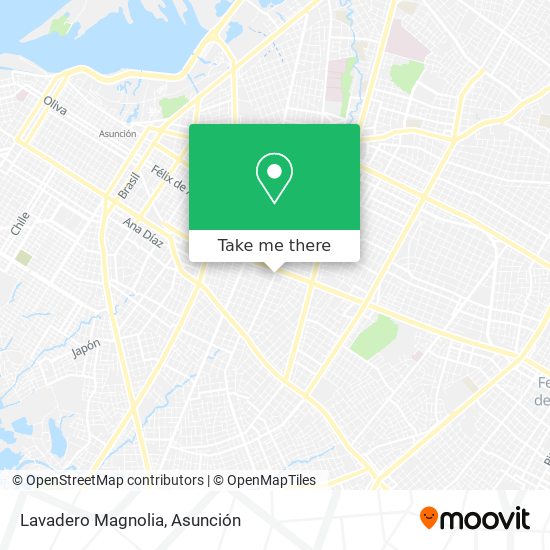 Lavadero Magnolia map