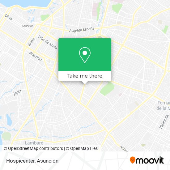 Mapa de Hospicenter