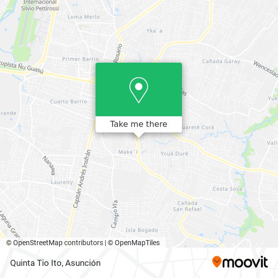 Quinta Tio Ito map