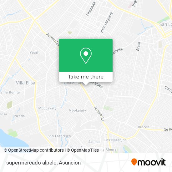 supermercado alpelo map