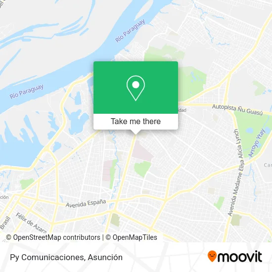 Py Comunicaciones map