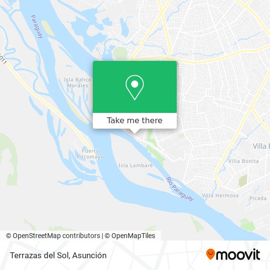 Mapa de Terrazas del Sol