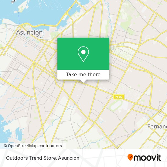 Outdoors Trend Store map