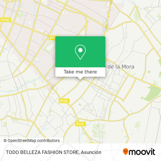 TODO BELLEZA FASHION STORE map