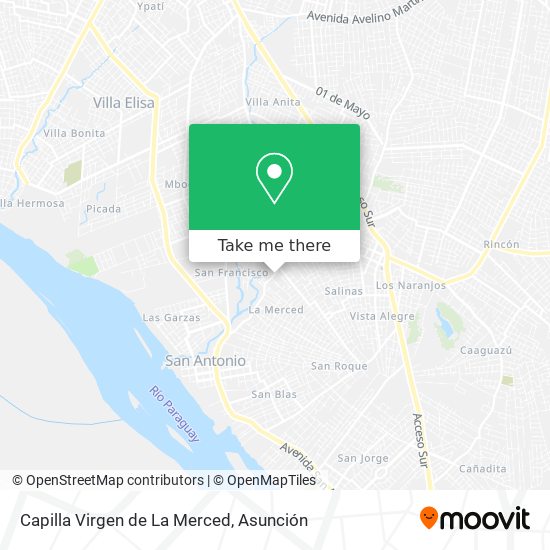 Capilla Virgen de La Merced map