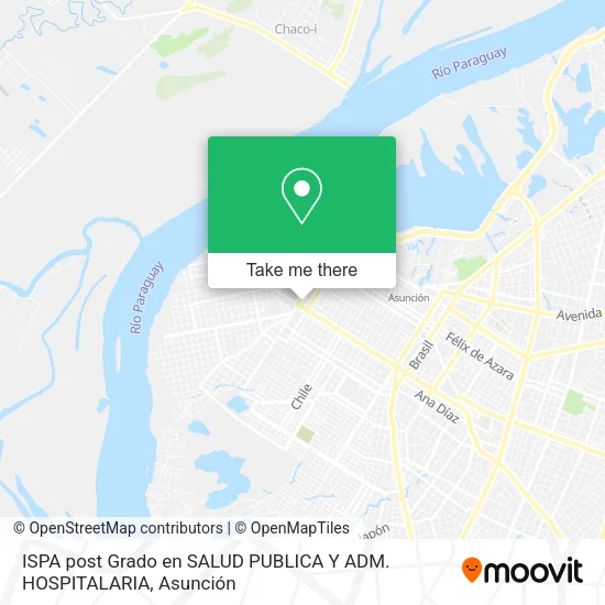 ISPA post Grado en SALUD PUBLICA Y ADM. HOSPITALARIA map