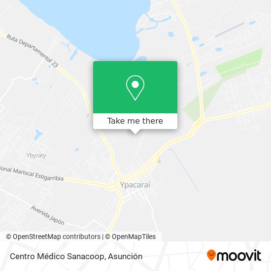 Mapa de Centro Médico Sanacoop