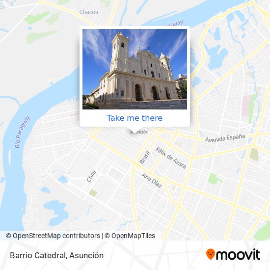 Barrio Catedral map
