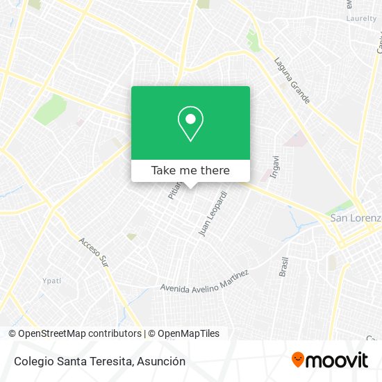 Mapa de Colegio Santa Teresita