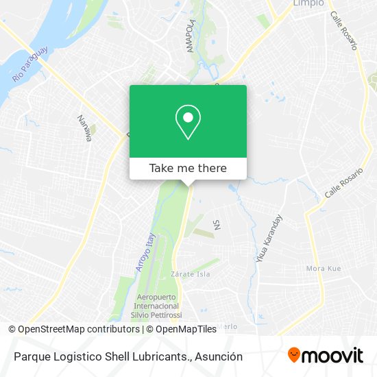 Parque Logistico Shell Lubricants. map