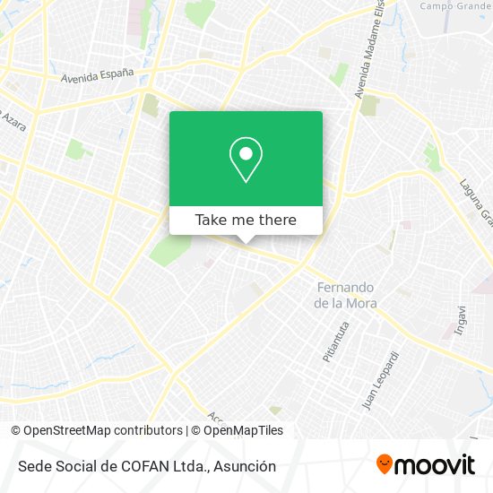 Mapa de Sede Social de COFAN Ltda.