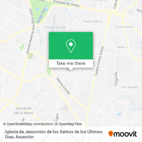 Iglesia de Jesucristo de los Santos de los Últimos Dias map