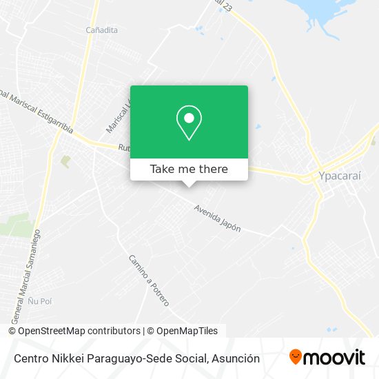 Centro Nikkei Paraguayo-Sede Social map