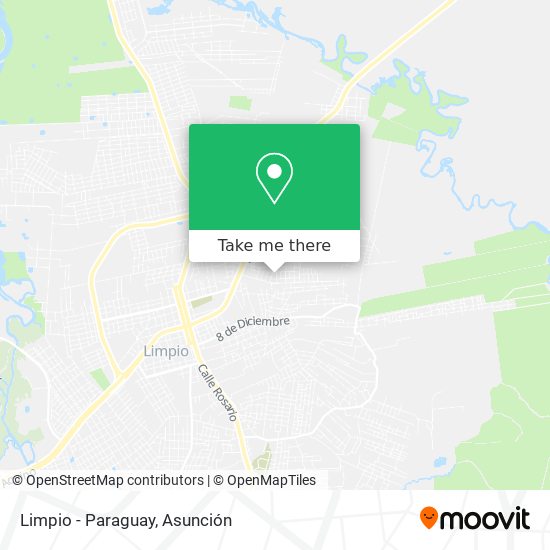 Limpio - Paraguay map