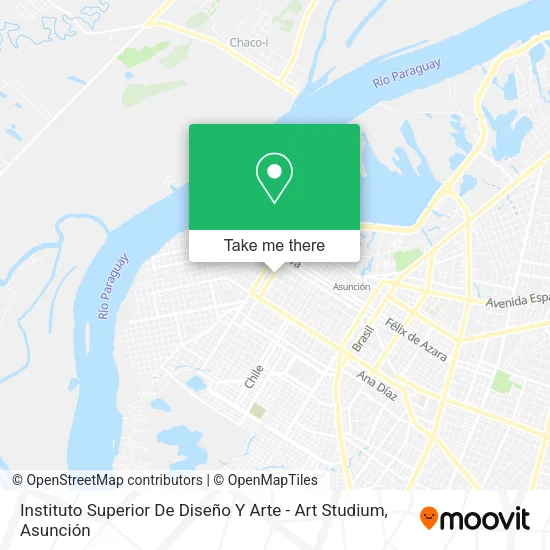 Instituto Superior De Diseño Y Arte - Art Studium map