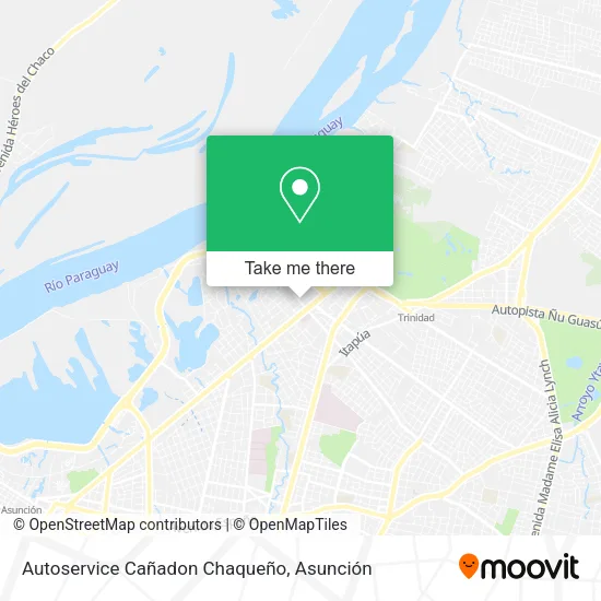 Autoservice Cañadon Chaqueño map