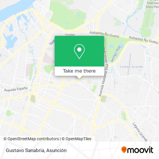 Mapa de Gustavo Sanabria