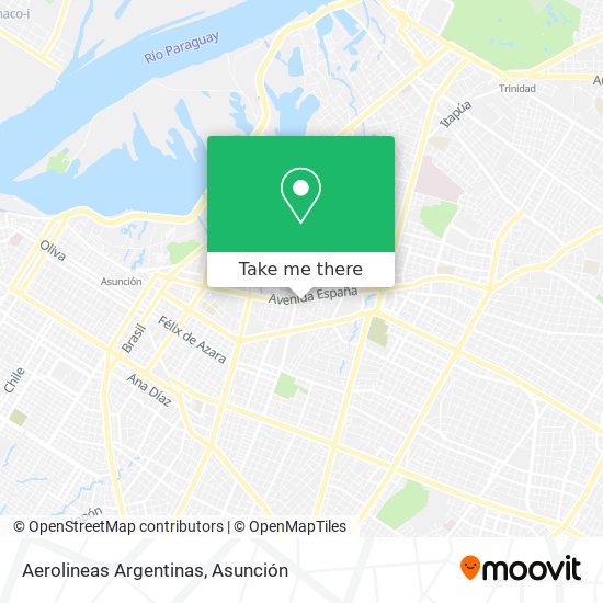 Aerolineas Argentinas map