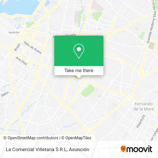 La Comercial Villetana S.R.L map