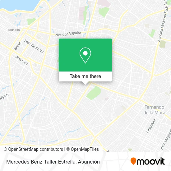 Mercedes Benz-Taller Estrella map