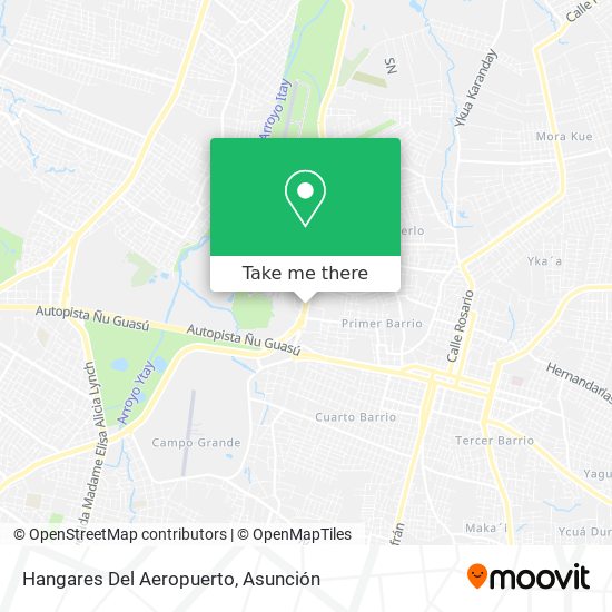 Hangares Del Aeropuerto map