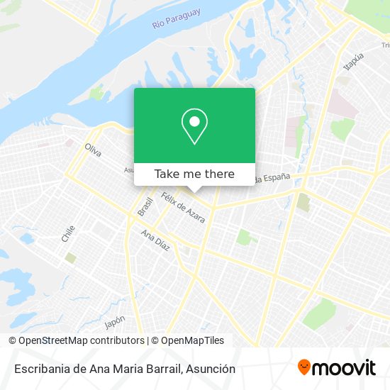 Mapa de Escribania de Ana Maria Barrail