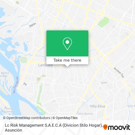 Mapa de Lc Risk Management S.A.E.C.A (Divicion Stilo Hogar)