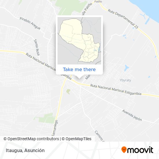 Mapa de Itaugua