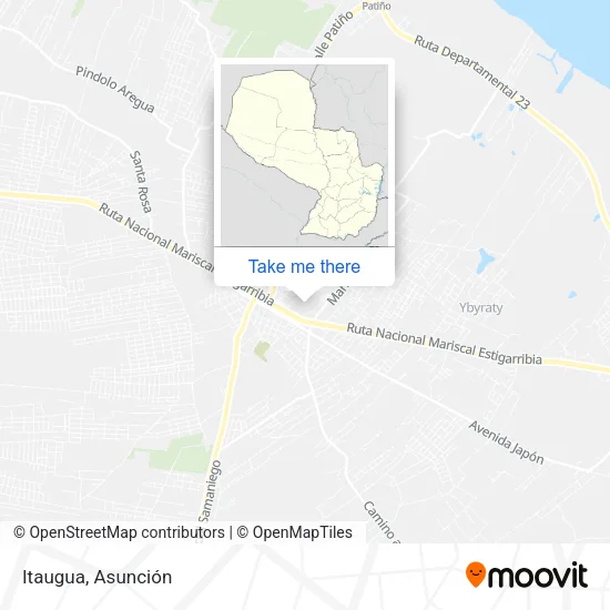 Itaugua map