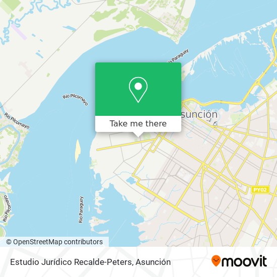 Mapa de Estudio Jurídico Recalde-Peters