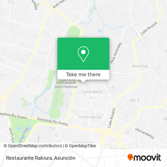 Restaurante Rakiura map