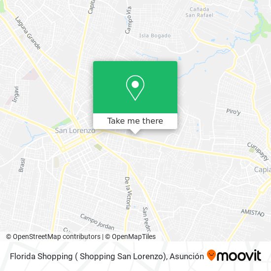 Florida Shopping ( Shopping San Lorenzo) map