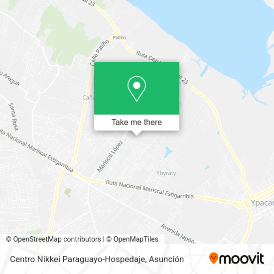 Centro Nikkei Paraguayo-Hospedaje map