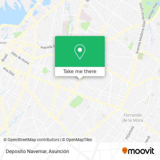 Mapa de Deposito Navemar