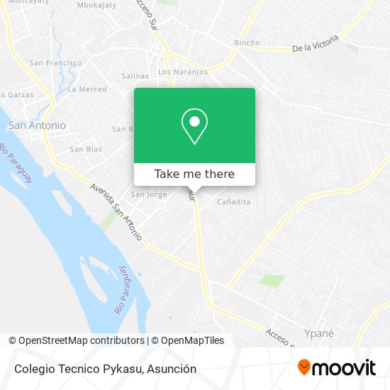 Mapa de Colegio Tecnico Pykasu