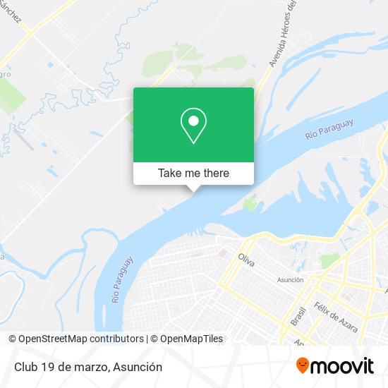 Mapa de Club 19 de marzo